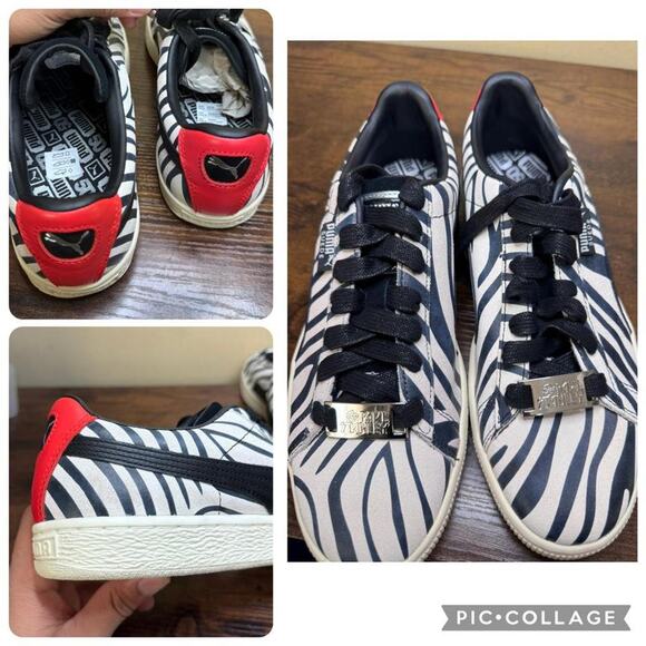 PUMA Paul Stanley × Suede Classic / Zebra \'KISS\' 366288-01 US men Size 9 main image 6